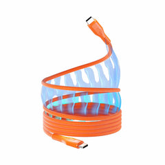 Statik MagStack Pro Charge/Sync Magnetic Cable USB-C to USB-C 6ft Orange