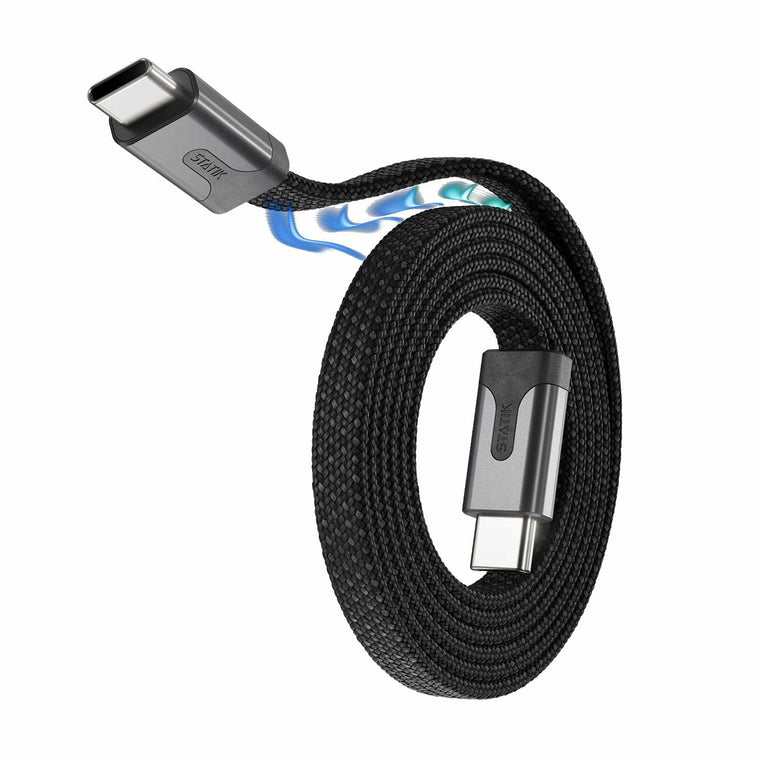 Statik MagStack Slim Pro Charge/Sync Cable USB-C to USB-C 3.3ft Black