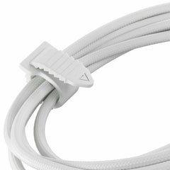 Statik PowerPivot Pro Nylon Braided Charge/Sync Cable USB-C to USB-C 6.6ft White