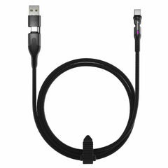 Statik PowerPivot Pro Nylon Braided Charge/Sync Cable USB-C to USB-C 10ft Black