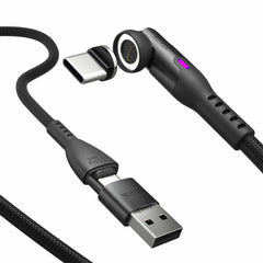 Statik 360 Pro Universal Magnetic Charge/Sync Cable 6 ft Black