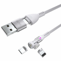 Statik 360 Pro Universal Magnetic Charge/Sync Cable 6 ft White