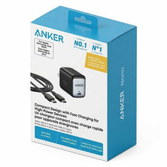 Anker Nano II 65W USB-C Fast Compact Foldable Wall Charger GaN PPS Black