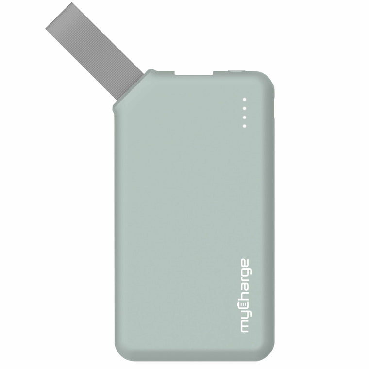 GO26G1G Go Mini Powerbank Fabric Loop 2600 mAh Green
