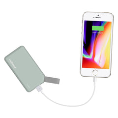 myCharge Go Mini Powerbank with Fabric Loop 2600 mAh Green