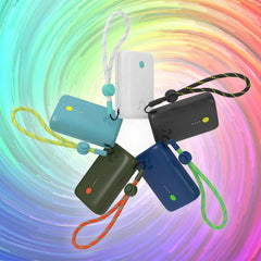 Nimble Champ PD Battery 10.000 mAh 20W 2-Ports USB-C Luna White