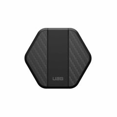 UAG Rugged Wireless Charging Pad with Kickstand and USB-C Cable for MagSafe 15W Black/Carbon Fiber