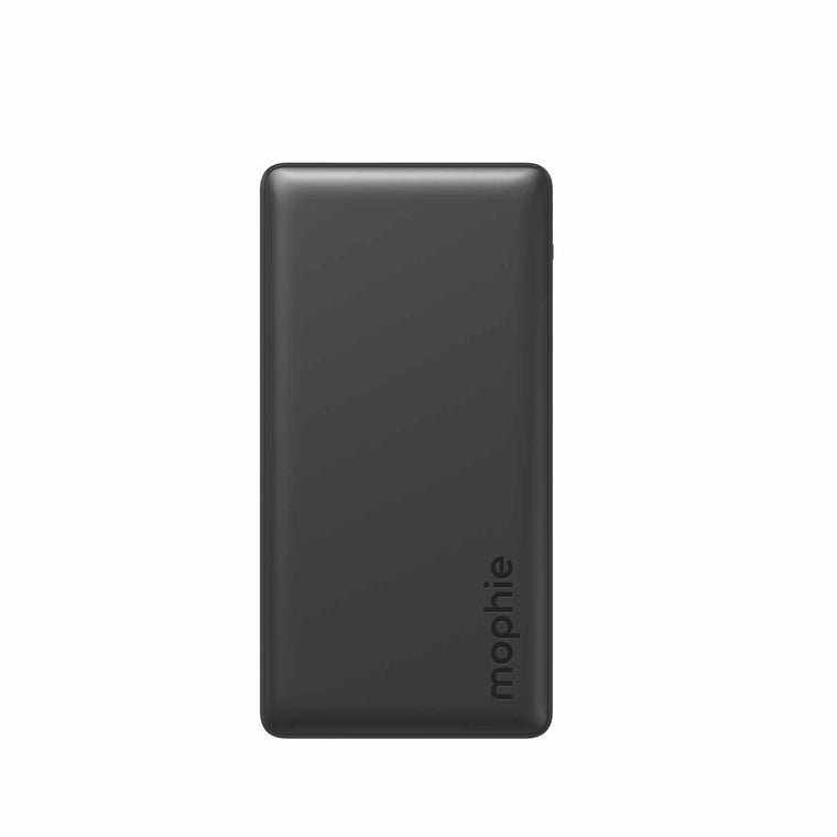 mophie Power Boost Battery 10K mAh USB-C/USB-A port with C-C Cable Black