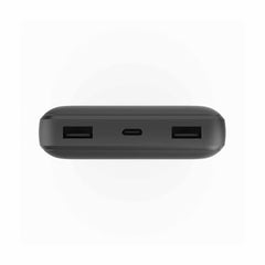 mophie Power Boost Pro Power Bank 20000mAh USB-C and dual USB-A port with C-C Cable Black