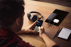 Blu Element PowerFlex 20K mAh 30W PD Power Bank with Built-In USB-C Cable Black