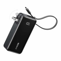 Anker Fusion 10000 mAh Power Battery Black with Built-in USB-C Cable