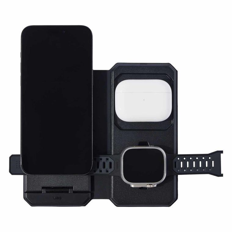9B4412114030 3 in 1 Travel Charger Black/Grey