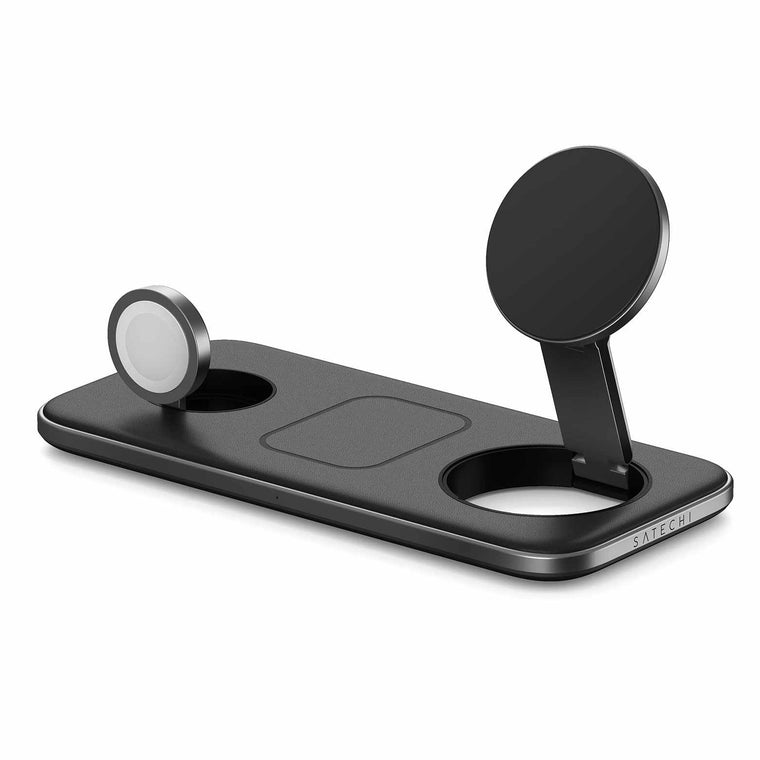 STQTPMEA Qi2 Trio Wireless Charging Pad Space Gray