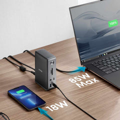Anker 13-in-1 USB-C Docking Station/Triple Display Gray