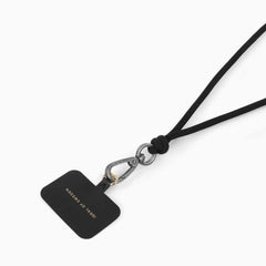 Ideal of Sweden Cord Phone Strap Coal Black