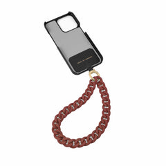 Ideal of Sweden Phone Wristlet Strap Dark Amber