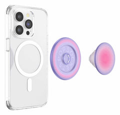PopSockets PopGrip For MagSafe Round with Adapter Aura