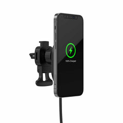 Blu Element Qi2 Wireless Charging Car Mount 15W MagSafe Compatible Black