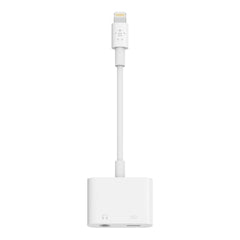 Belkin 3.5mm and Lightning Headphone Adapter White