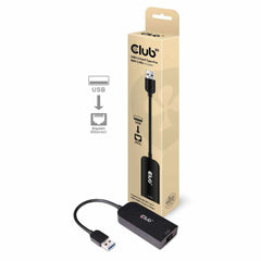 Club3D USB 3.1 Gen 1 to RJ45 2.5GB Ethernet Adapter Black