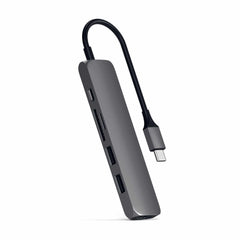 Satechi Type-C Slim Aluminum Multimedia Adapter V2 Space Grey