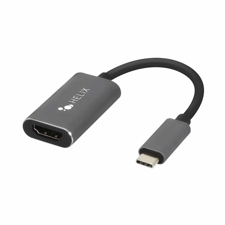 Helix/Retrak USB-C to HDMI Travel Adapter Grey