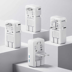 Anker 5-in-1 20W Nano Travel Adapter White