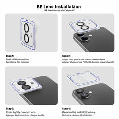 Blu Element Invisible 1 by 1 Lens Protector for iPhone 16/16 Plus