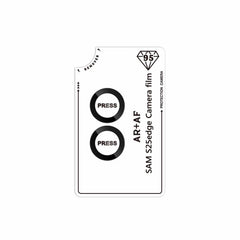 Blu Element Aluminum 1 by 1 Lens Protector Black for Samsung Galaxy S25 Edge