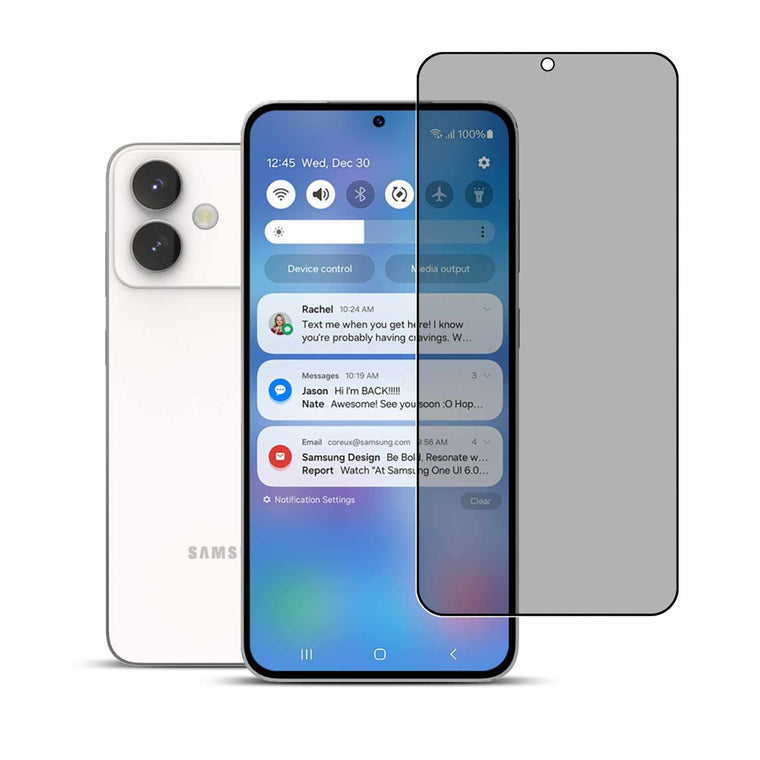 22 Cases Privacy Tempered Glass Screen Protector for Samsung Galaxy S26+