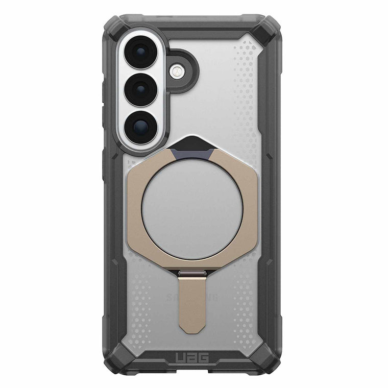 UAG Plasma XTE Rugged Kickstand Case w/Magnets Ash/Titanium for Samsung Galaxy S26