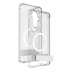 Blu Element Dropzone Rugged Kickstand Case w/Magnets Clear for Samsung Galaxy S26