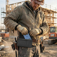 Blu Element Universal Phone Case Holster Pouch with Belt Clip S-M Black