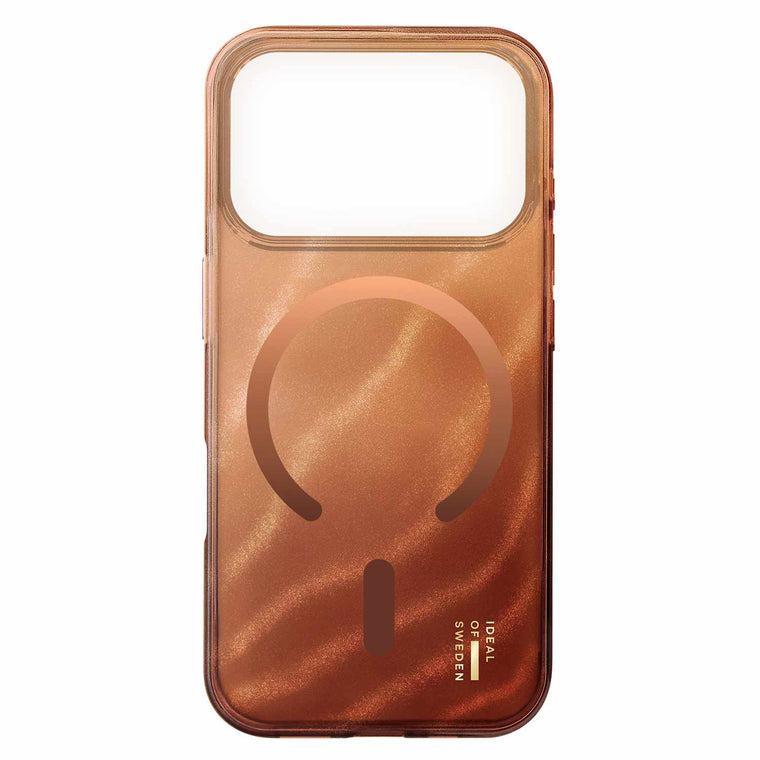 Ideal of Sweden Glitter Glow MagSafe Case Mocha Mousse for iPhone 17 Pro Max
