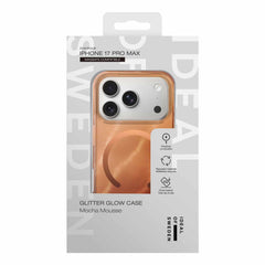 Ideal of Sweden Glitter Glow MagSafe Case Mocha Mousse for iPhone 17 Pro Max