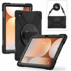 Bulk Packaging Rugged Case with Kickstand/Hand Stand & Built-in Screen Protector Black for Samsung Galaxy Tab A11+