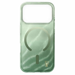 Ideal of Sweden Glitter Glow MagSafe Case Sage Green for iPhone 17 Pro