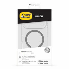 OtterBox Lumen Clear MagSafe Case and Glass Screen Protector Bundle for iPhone 18 Pro/17 Pro