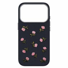 OtterBox Symmetry Cactus Leather Embroidery MagSafe Case Manor Bloom for iPhone 18 Pro/17 Pro