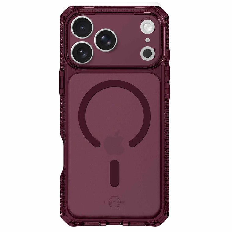 ITSKINS Hybrid_R Vapor MagSafe Case Plum for iPhone 18 Pro Max/17 Pro Max