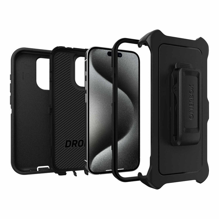 7792534 Defender Case iPhone 15 Pro Black