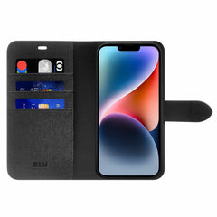 Blu Element Folio 2-in-1 MagSafe Case Black for iPhone 16e/15/14/13