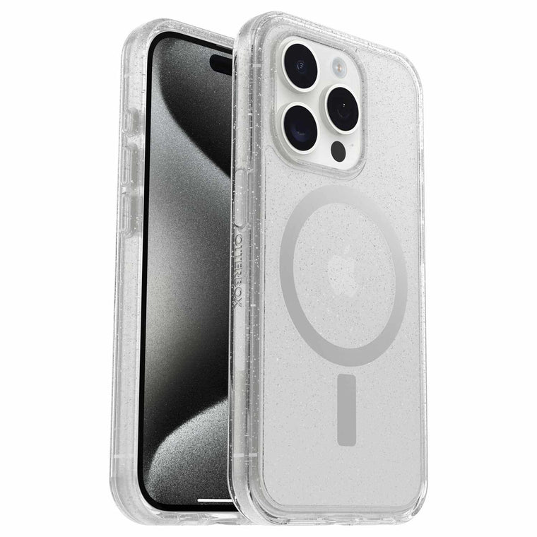 7793034 Symmetry Clear MagSafe Case iPhone 15 Pro Stardust