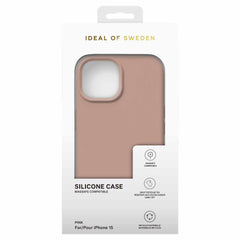 Ideal of Sweden Silicone Case Magsafe Blush Pink for iPhone 15