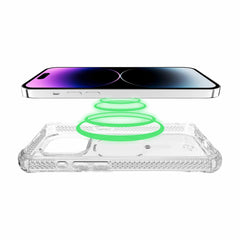 ITSKINS Hybrid_R Magclear Case Transparent for iPhone 15 Pro Max