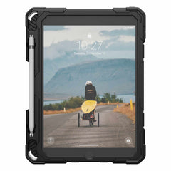 UAG Plasma Rugged Case w/Rotating Handstrap Ice/Black for iPad 10.2 2021 9th Gen/10.2 2020 8th Gen/iPad 10.2 2019