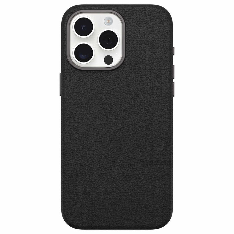 7795573 Symmetry Cactus Leather MagSafe Case iPhone 15 Pro Max Noir Ash
