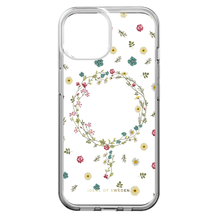 IDCLCMSI2361507 Clear MagSafe Mid Case iPhone 16e/15/14/13 Petite Floral