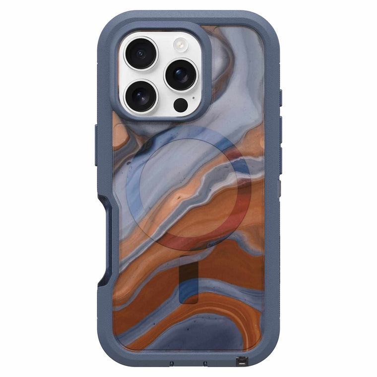 OtterBox Defender XT Clear Pro Case High Desert Marble for iPhone 16 Pro