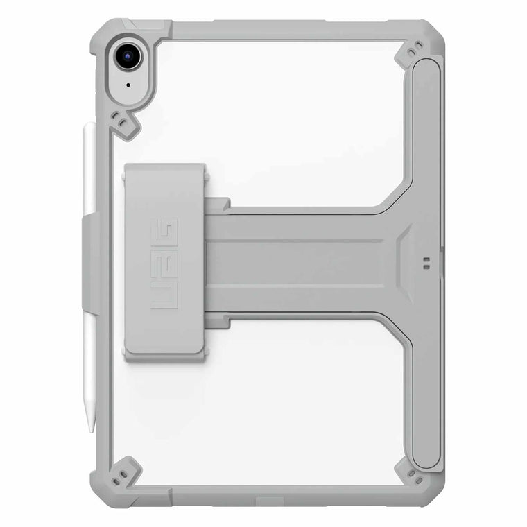 12339HB14130 Scout Case w/Kickstand & Handstrap HealthCare BULK iPad 11 2025 (11th Gen)/(10th Gen) White/Grey